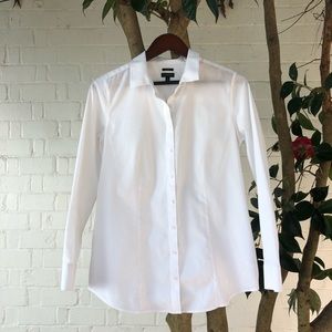 Talbots “Perfect Shirt” no-iron white button down